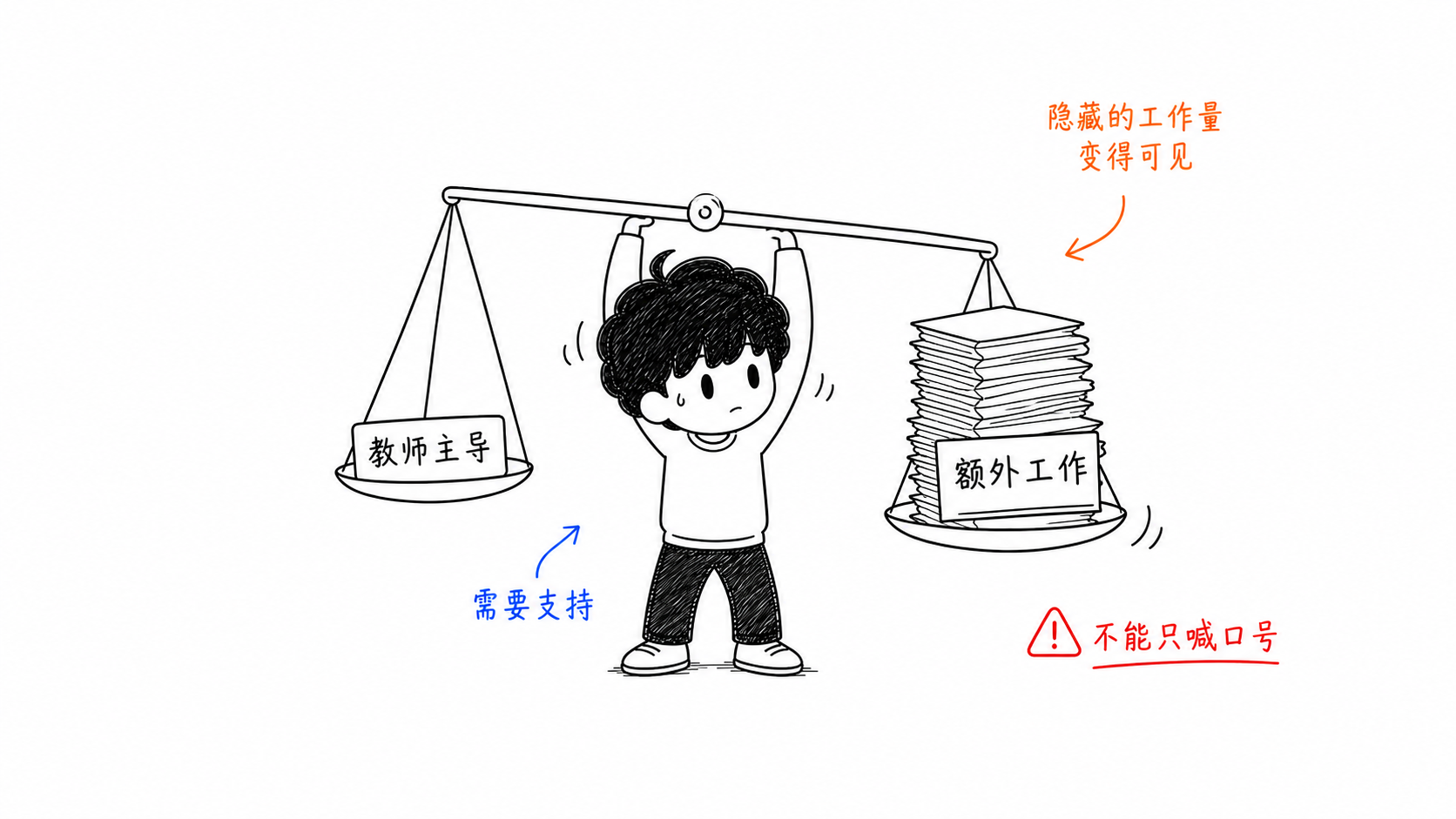 教师主导与额外工作