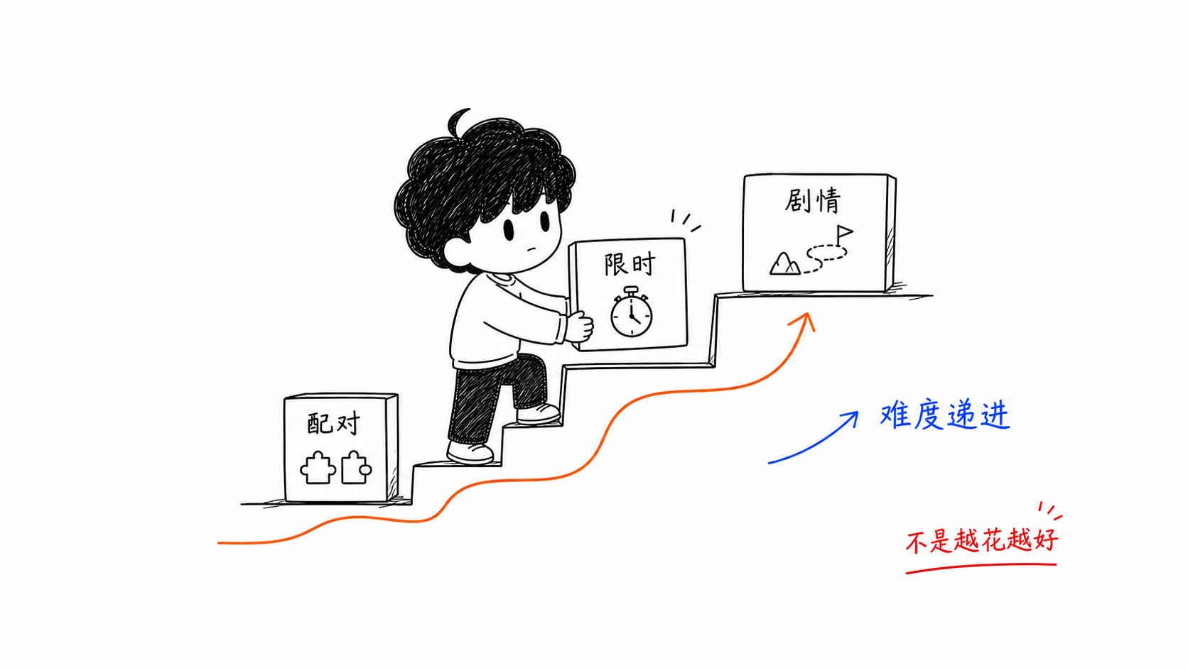三个教育游戏层级