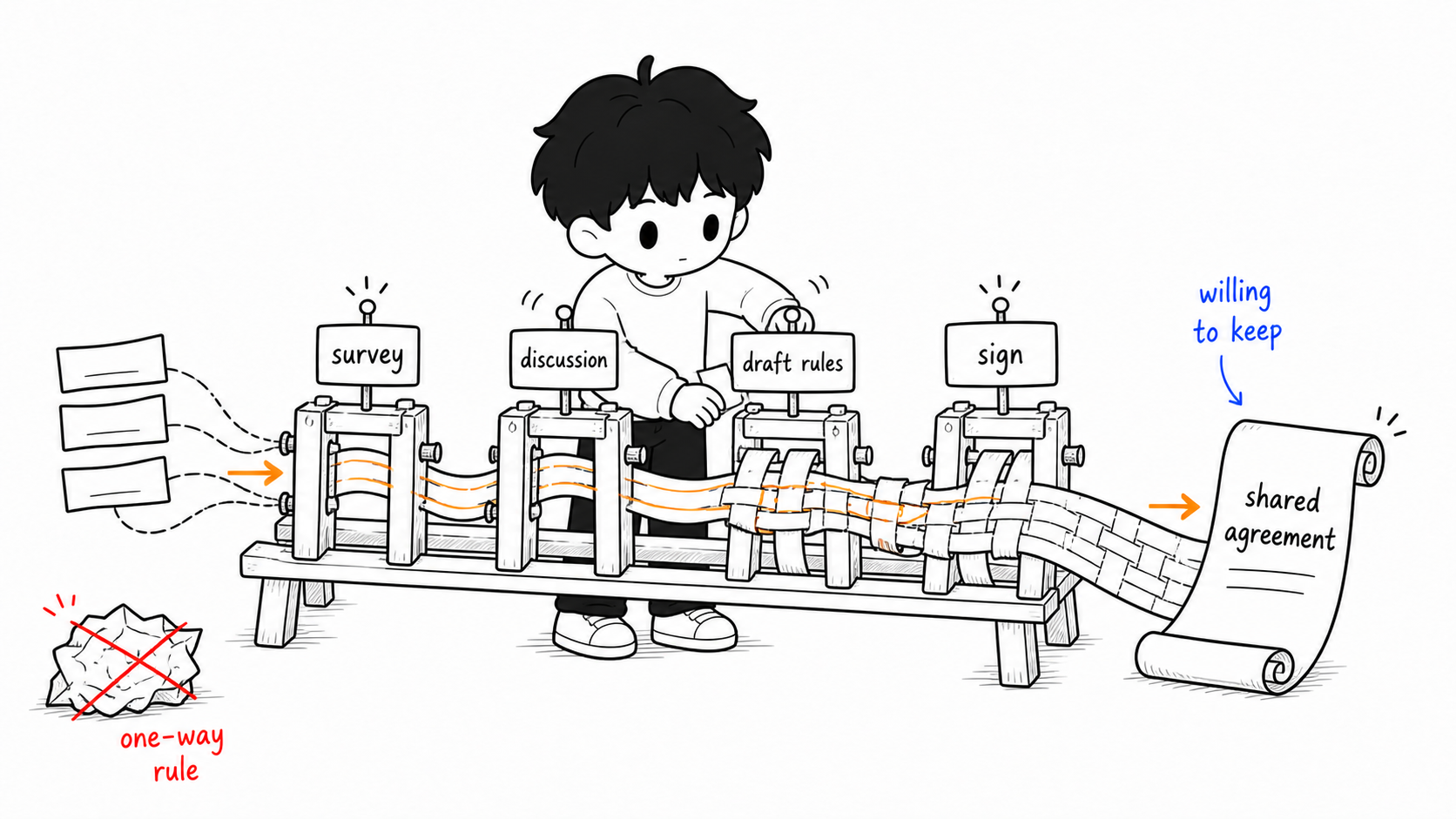 Participatory classroom AI agreement